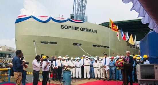Dockyard launched new ship for France